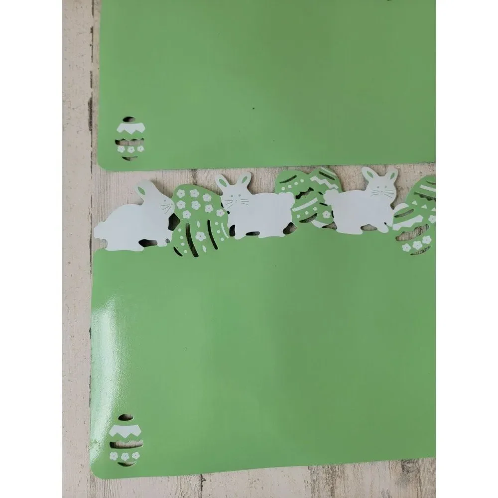 Green foam Easter placemat egg‎ set home decor